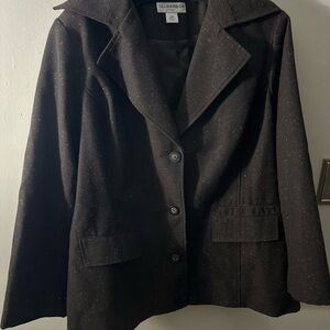 Sag Harbor Black Blazer with Subtle Sparkle